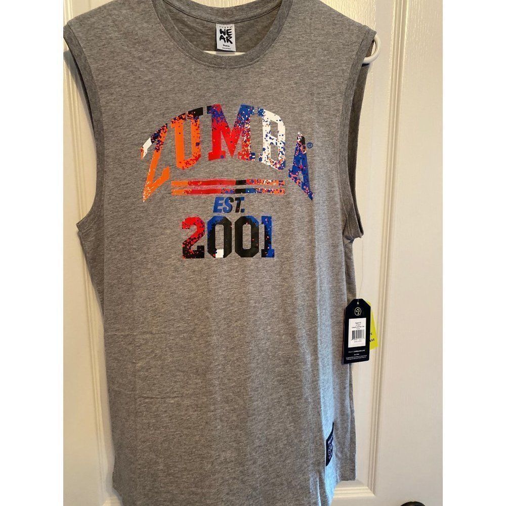 Unisex Small Zumba Muscle Shirt NEW.‎